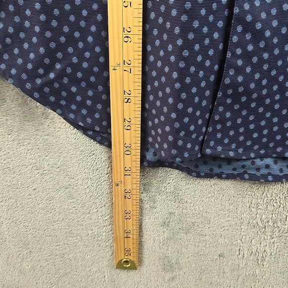 Robert Graham Button Up Shirt Mens Medium Flip Cuff All Over Print Polka Dot - Picture 10 of 12